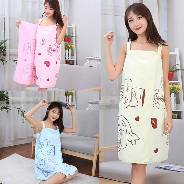 1453A Soft Cotton Bathrobe for Girls & Women || Bath Robe Towel for Women ||Quick Dry Dress Towel for Ladies. DeoDap 1453A Soft Cotton Bathrobe for Girls & Women || Bath Robe Towel for Women ||Quick Dry Dress Towel for Ladies. DeoDap